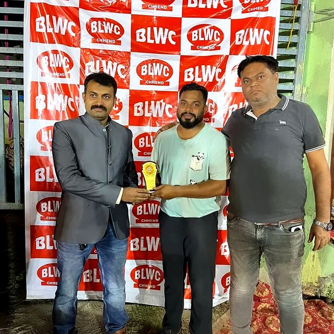 Felicitation at BLWC, Chhend
