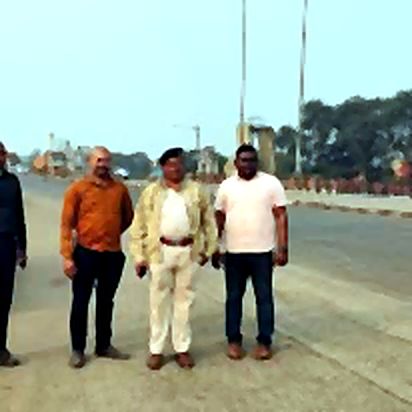 Road safety drive with Traffic Police